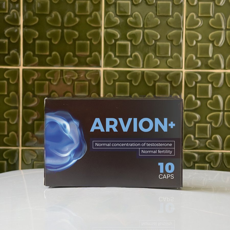 Arvion+ — škatlica z 10 kapsulami