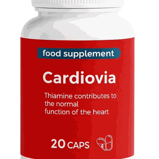 Cardiovia — stekleničica z 20 kapsulami